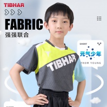 挺拔Tibhar 02301 幻影 儿童乒乓球服 童装训练服 速干比赛短袖 儿童运动球服