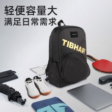 挺拔Tibhar 0611 酷睿2.0 乒乓球包运动双肩背包 学生商务旅行双肩背 双色可选