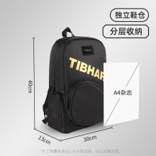 挺拔Tibhar 0611 酷睿2.0 乒乓球包运动双肩背包 学生商务旅行双肩背 双色可选